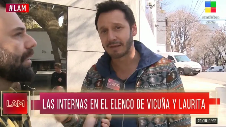 El momento en el que el actor habló sobre su vínculo con Cabré.