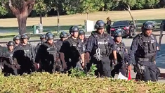 La Policía de Los Ángeles se desplegó en el lugar tras el tiroteo.
