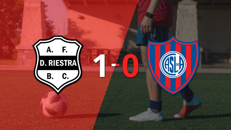 Con un solo gol, Dep. Riestra derrotó a San Lorenzo en el estadio Guillermo Laza