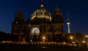 Berlín a oscuras por la crisis energética.