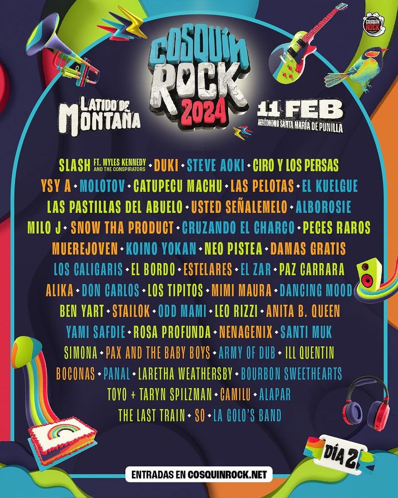Grilla para Cosquín Rock 2024 artistas confirmados y precios de las