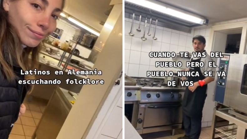 La argentina que puso folclore en su trabajo en Alemania y la reacción fue viral.