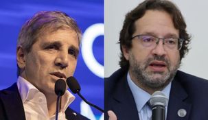 Luis Caputo y Marco Lavagna. Luis Caputo y Marco Lavagna.