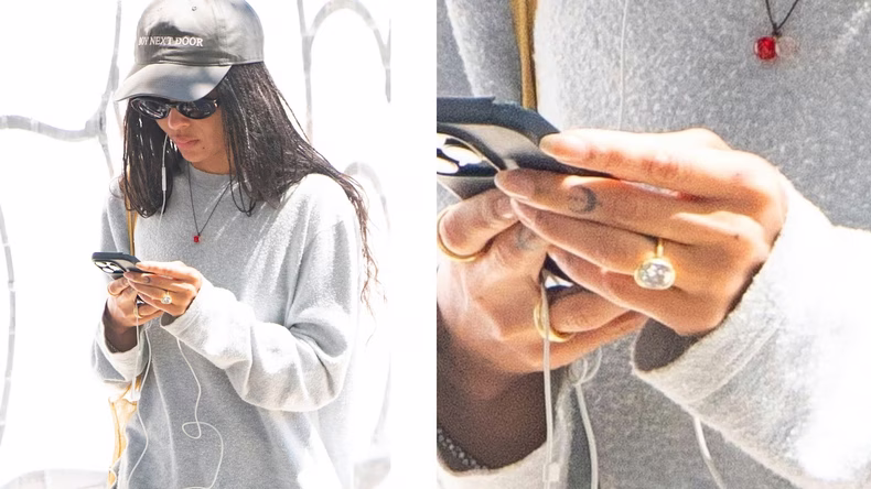 El anillo del millón de dólares de Zoë Kravitz.