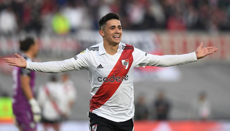 Solari meti&oacute; el 1-0 para el equipo de Marcelo Gallardo.