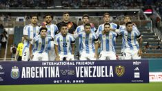 La Selección en uno de los últimos amistosos contra Venezuela. La Selección en uno de los últimos amistosos contra Venezuela.