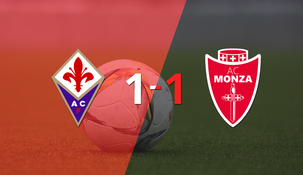 reparto de puntos en el empate a uno entre fiorentina y monza