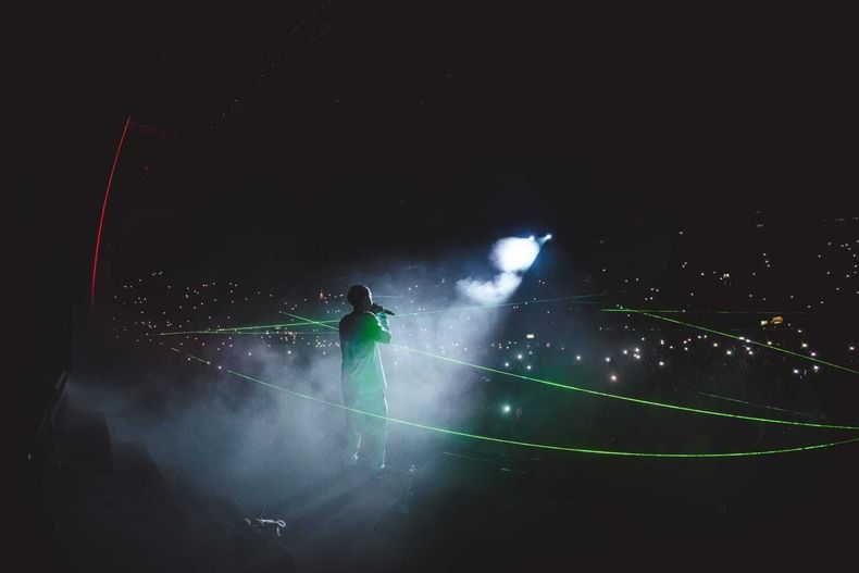 Rusherking se presentó ante un Luna Park repleto.