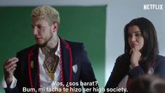 Alex y Charlotte Caniggia en Élite Alex y Charlotte Caniggia en Élite