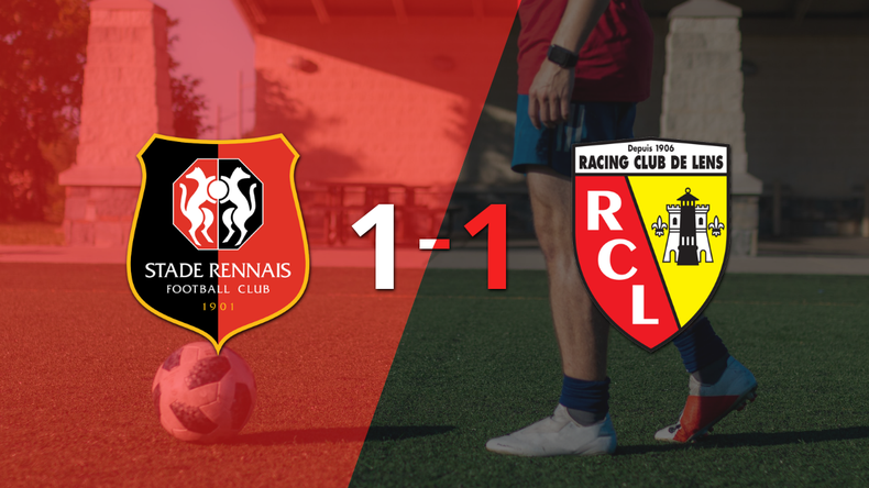 Stade Rennes y Lens se repartieron los puntos en un 1 a 1