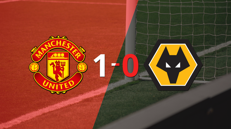 Manchester United aprovechó su localía y venció a Wolverhampton