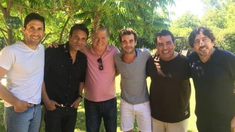 Los actores de El quilombero se preparan para Carlos Paz. Los actores de El quilombero se preparan para Carlos Paz.