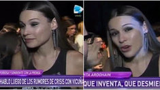 Pampita habló de los rumores se crisis con Benjamín Vicuña: Ocúpense ustedes de pedir disculpas, yo no entro en el juego Pampita habló de los rumores se crisis con Benjamín Vicuña: Ocúpense ustedes de pedir disculpas, yo no entro en el juego