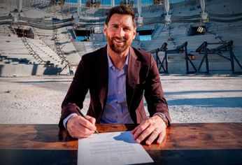 Messi compró un club y saludó a sus jugadores.&nbsp;
