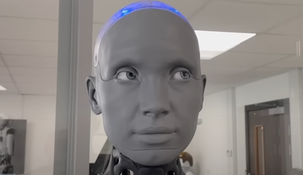 Ameca, el robot que imita la los humanos responde preguntas gracias a ChatGTP