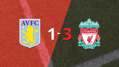 goleada de liverpool en su visita a aston villa