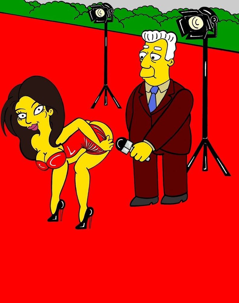 Kim Kardashian y Kanye West se convirtieron en los personajes de Los Simpson