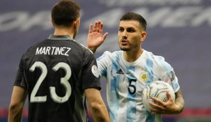 Paredes eliminó del grupo de WhatsApp de La Scaloneta a Dibu Martínez.
