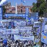 Imagen aérea de la marcha contra la reforma laboral.&nbsp;