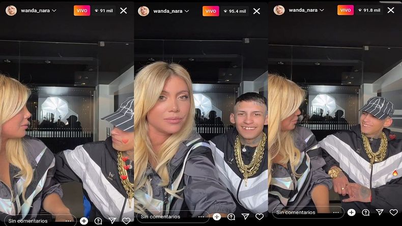 El vivo en Instagram fue seguido por más de 100 mil personas.