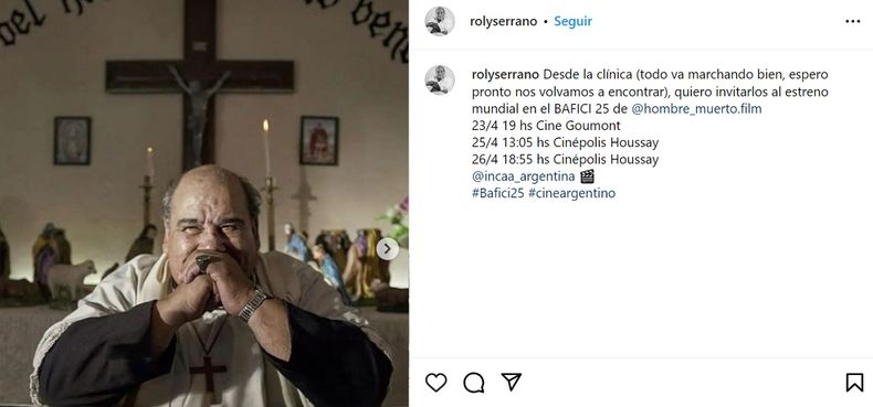 El esperado regreso de Roly Serrano.