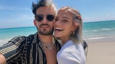 Stefi Roitman y Ricky Montaner.