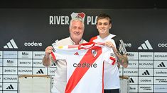 Fonseca junto a Matías Patanian, vicepresidente de River. Fonseca junto a Matías Patanian, vicepresidente de River.