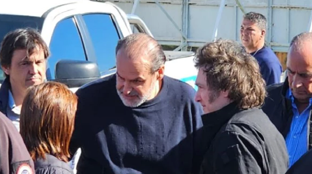 Javier Milei y Federico Susbielles.