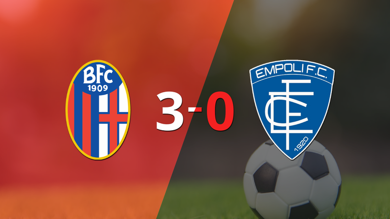 Goleada de Bologna a Empoli con hat-trick de Riccardo Orsolini