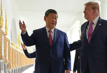 Xi Jinping y Donald Trump en la Casa Blanca.