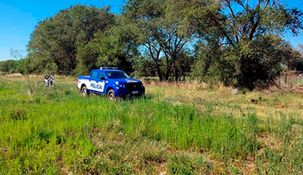 El descampado donde fue hallado el cuerpo de Delfina Aimino, víctima de femicidio, en Villa María. El descampado donde fue hallado el cuerpo de Delfina Aimino, víctima de femicidio, en Villa María.