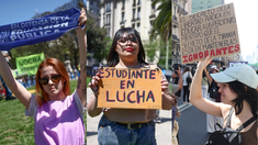 Las mejores fotos de la movilización en el Congreso. Las mejores fotos de la movilización en el Congreso.