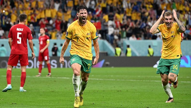 Mathew Leckie, autor del gol de la victoria.