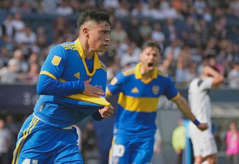 El festejo del segundo gol de Boca.&nbsp;