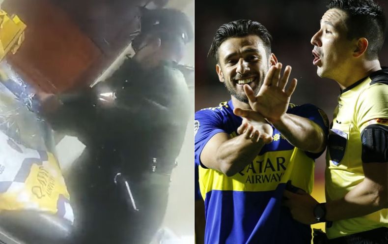 ¿Boca le regaló camisetas a los árbitros? El polémico video que circula en las redes sociales