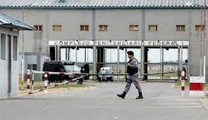 Ingreso al Penal de Ezeiza, en la provincia de Buenos Aires.