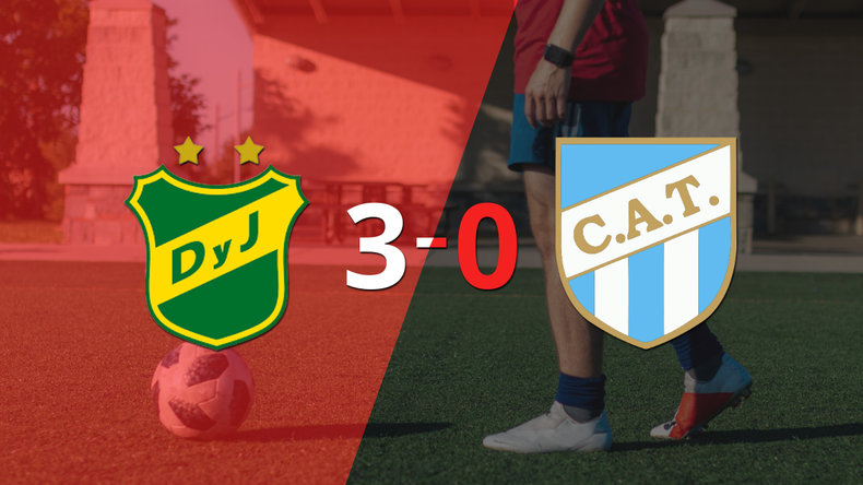 Defensa y Justicia fue contundente y goleó 3-0 a Atlético Tucumán