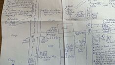 El mapa de puño y letra del comisario Walter Maciel. El mapa de puño y letra del comisario Walter Maciel.