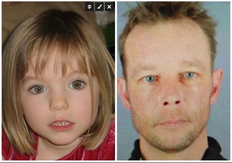 Madeleine McCann y Christian B.