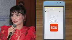 Celeste Cid relató su situación y mostró su botón antipánico. Celeste Cid relató su situación y mostró su botón antipánico.