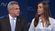 Agustín Rossi y Victoria Villarruel en TN.