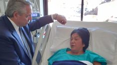 Alberto Fernández junto a Milagro Sala.