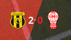 huracan cayo 2-0 en su visita a guarani