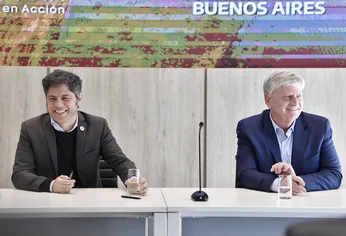 Axel Kicillof y Sergio Ziliotto.