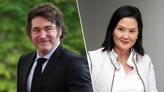 Javier Milei felicitó a Keiko Fujimori por el triunfo en las elecciones presidenciales de Perú