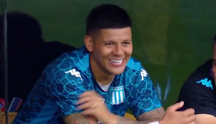 Marcos Rojo volvió a la Bombonera.