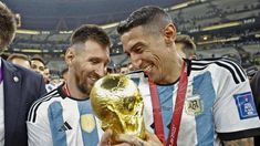 Messi y Di María ganaron, cada uno, seis títulos con la Selección argentina. Messi y Di María ganaron, cada uno, seis títulos con la Selección argentina.