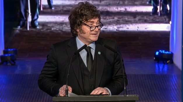 Javier Milei ofreció un discurso con comparaciones malintencionadas.