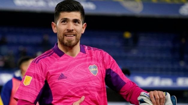 Agustín Rossi fue ovacionado por los hinchas de Boca.