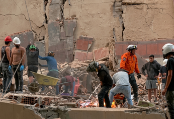 El norte de Venezuela, afectado por el doble terremoto.
